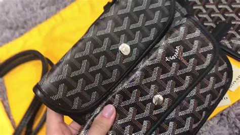 goyard belt replica vs real|real goyard bags.